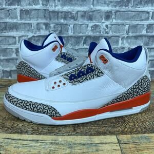Nike Air Jordan 3 Retro Knicks Rivals White 2019 136064-148 Mens Size 18 New